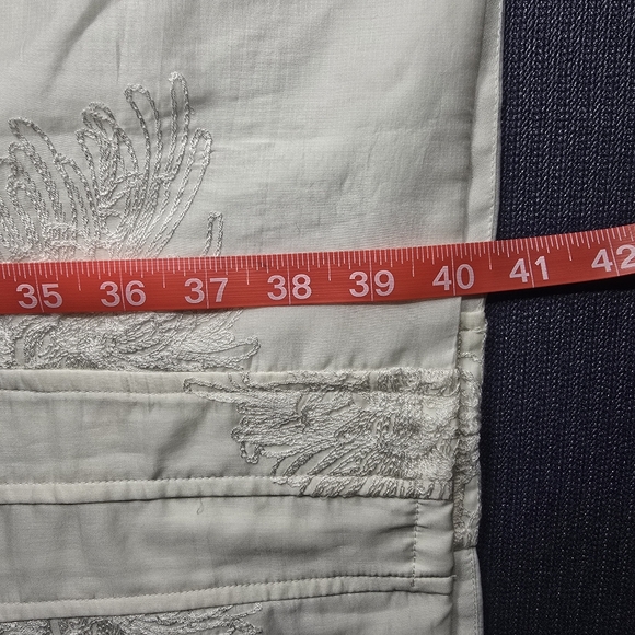 NWT Vita Grace Sophia Panelled & Peplum Pencil Skirt in French Vanilla Medium - Picture 5 of 9